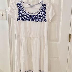 Forever 21 Embroidered Mini Dress